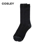 Calcetines Hombre Cushion Crew Black Cosley Pack 6