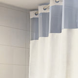 Cortina Baño Waffle Sistema 3 en 1 sin Ganchos 180 x 183 cm White Home Logics 1 un