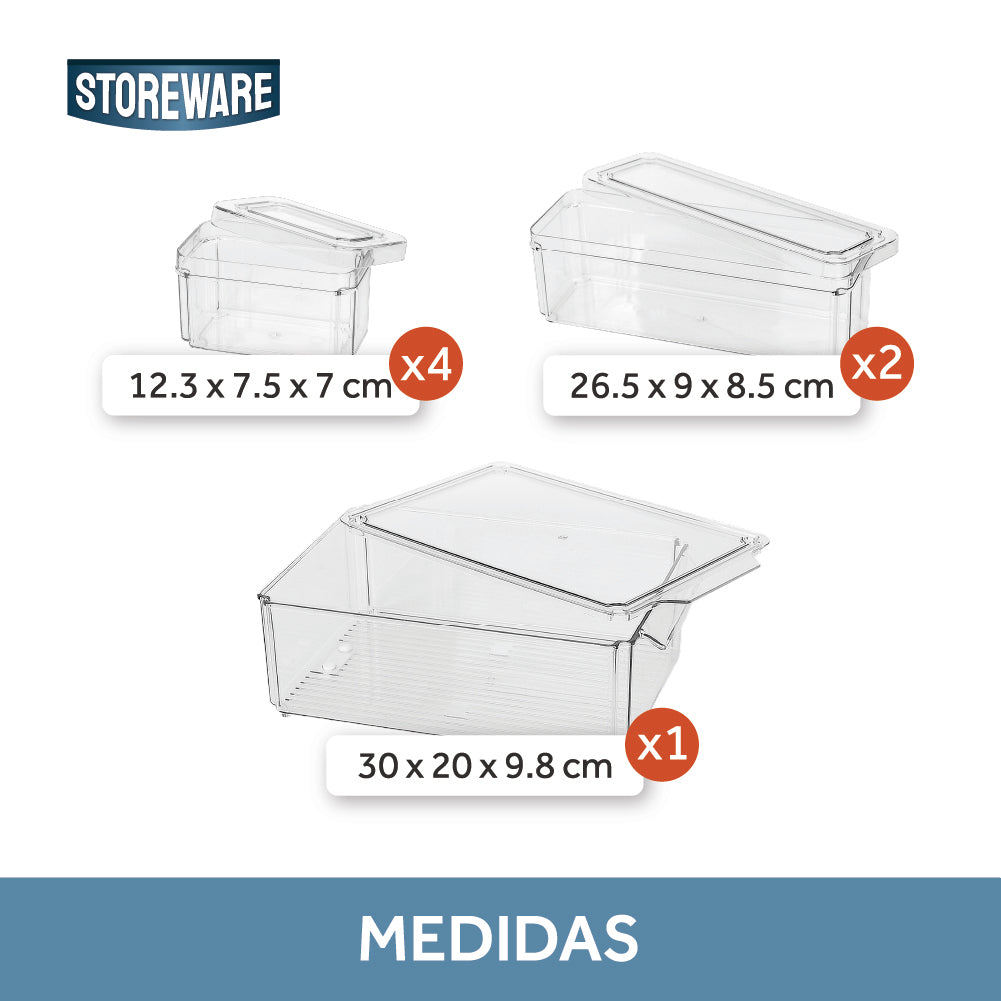 Set 7 Organizadores de Refrigerador Storeware