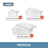 Set 7 Organizadores de Refrigerador Storeware