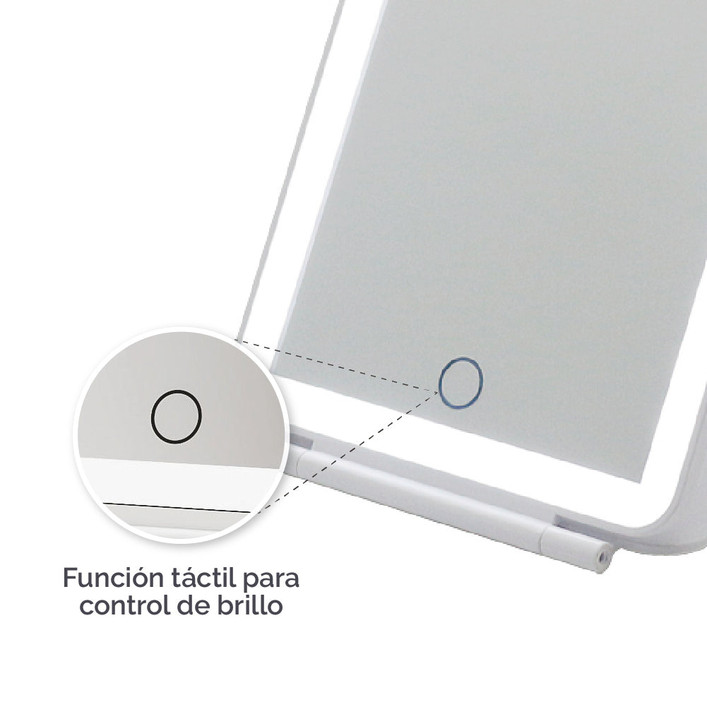 Espejo Maquillaje Portátil Led Luam 1 un