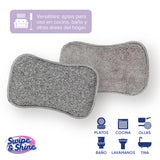 Set de 6 Esponjas Doble Función Swipe & Shine