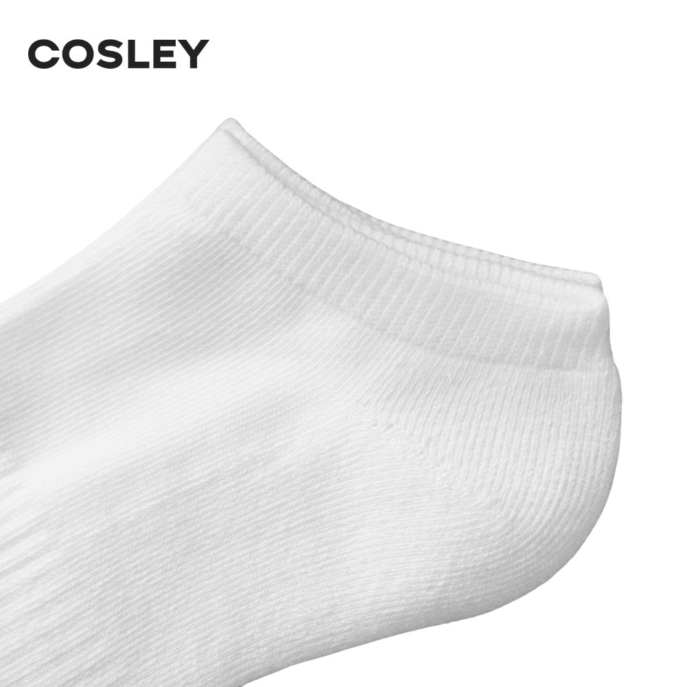 Calcetines Mujer Cushion No Show White Cosley Pack 6