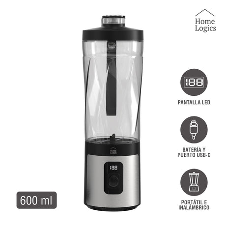 Licuadora Portátil 600 ml Home Logics 1 un