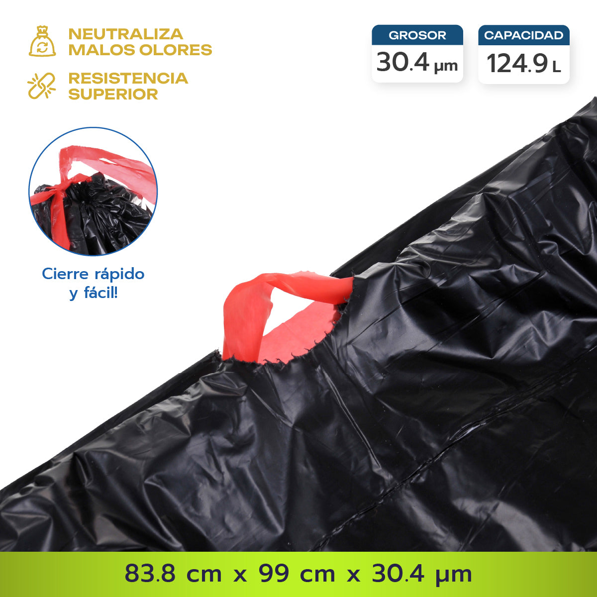 Bolsas Basura 84 x 99 cm Canway 40 un