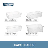 Set 4 Organizadores de Refrigerador Storeware 4 un