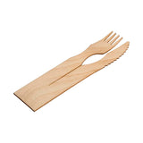 Cubiertos Madera 2 Duo 10 un Clickeat