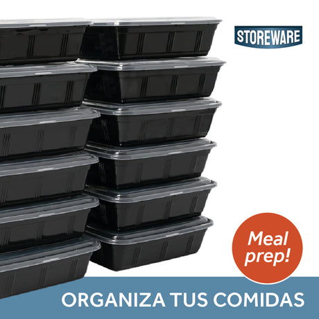 Set 10 Contenedores Herméticos Meal Prep Storeware 10 un
