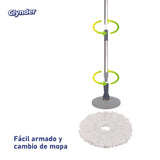 Set Mopa con Pedal Spin con Repuesto Clynder 1 un