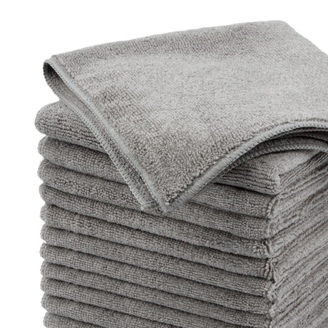 Set 12 Paños Microfibra Multisuperficie Gray Clynder 1 un