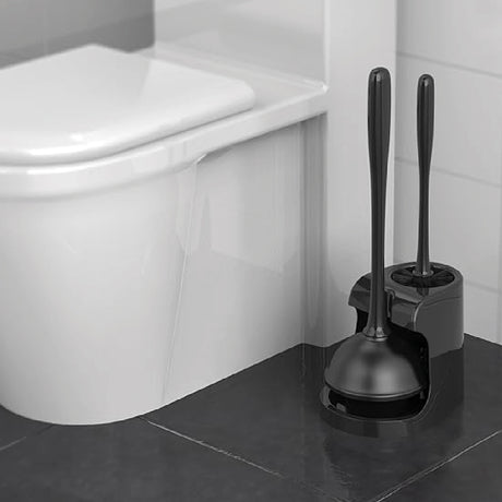Set Sopapo con Cepillo Inodoro Black Clynder 1 un