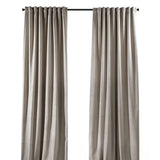 Cortina Blackout Textura Lino 145 x 250 cm Beige Blair Home 1 par