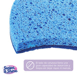 Set 6 Esponjas Celulosa Anti Rayas Swipe & Shine 1 un