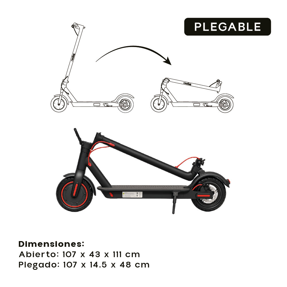 Scooter Eléctrico Plegable Roolk 1 un