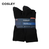 Calcetines Hombre Cushion Crew Black Cosley Pack 6