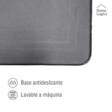 Alfombra Baño Memory Foam Dark Grey 50 x 80 cm Home Logics 1 un