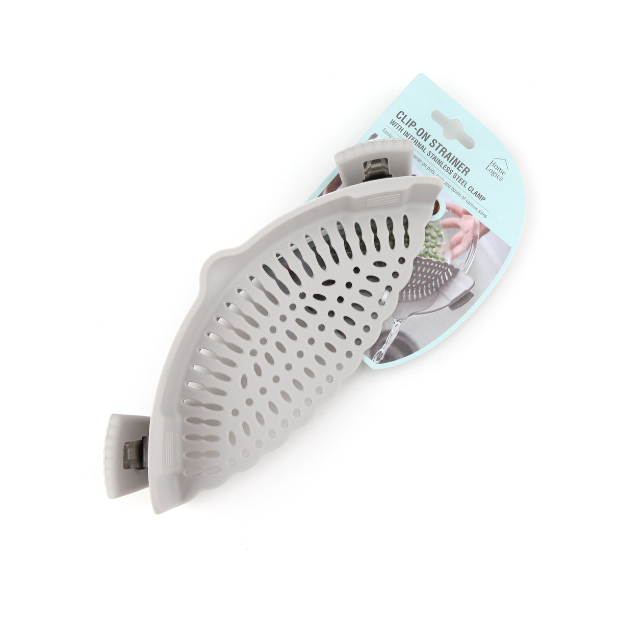 Colador Silicona Clip Home Logics 1 un