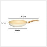 Sartén Aluminio Forjado Harmony Cream 28 cm 5five 1 un