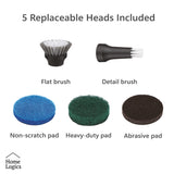 Cepillo Eléctrico Limpieza USB Home Logics 1 un