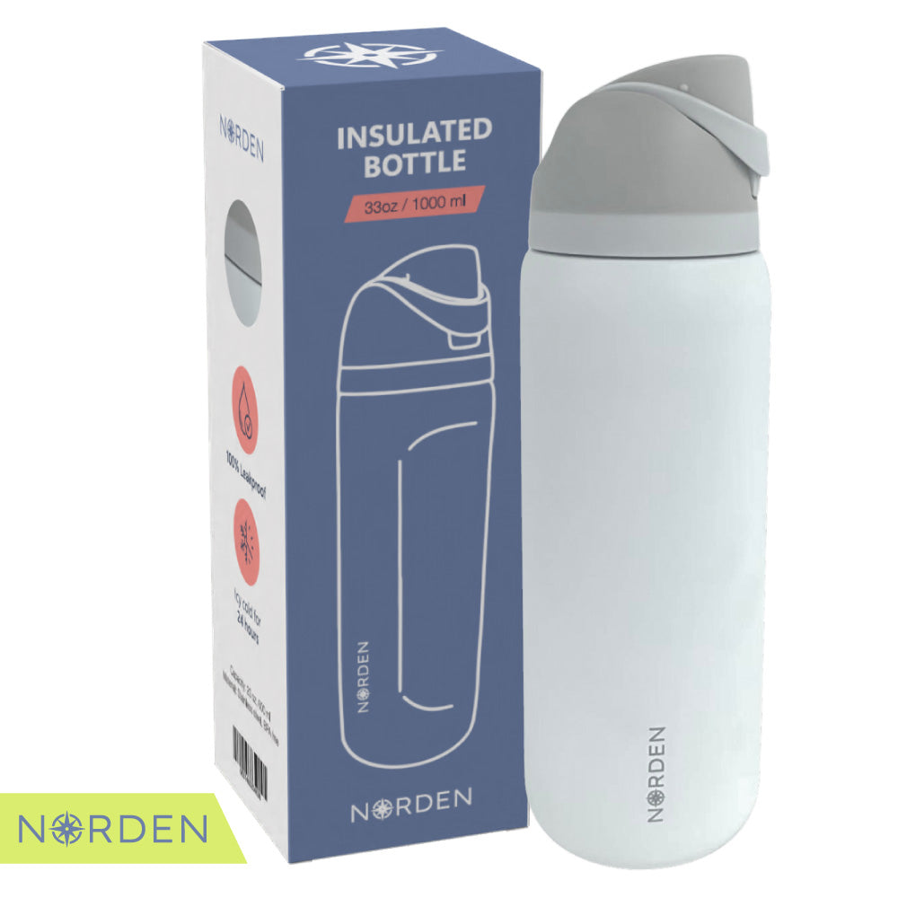 Botella Acero Inoxidable White 1000 ml Norden 1 un