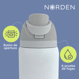 Botella Acero Inoxidable White 1000 ml Norden 1 un