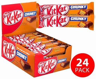 Chocolates Kit Kat Chunky PB Nestle 24 X 42 g