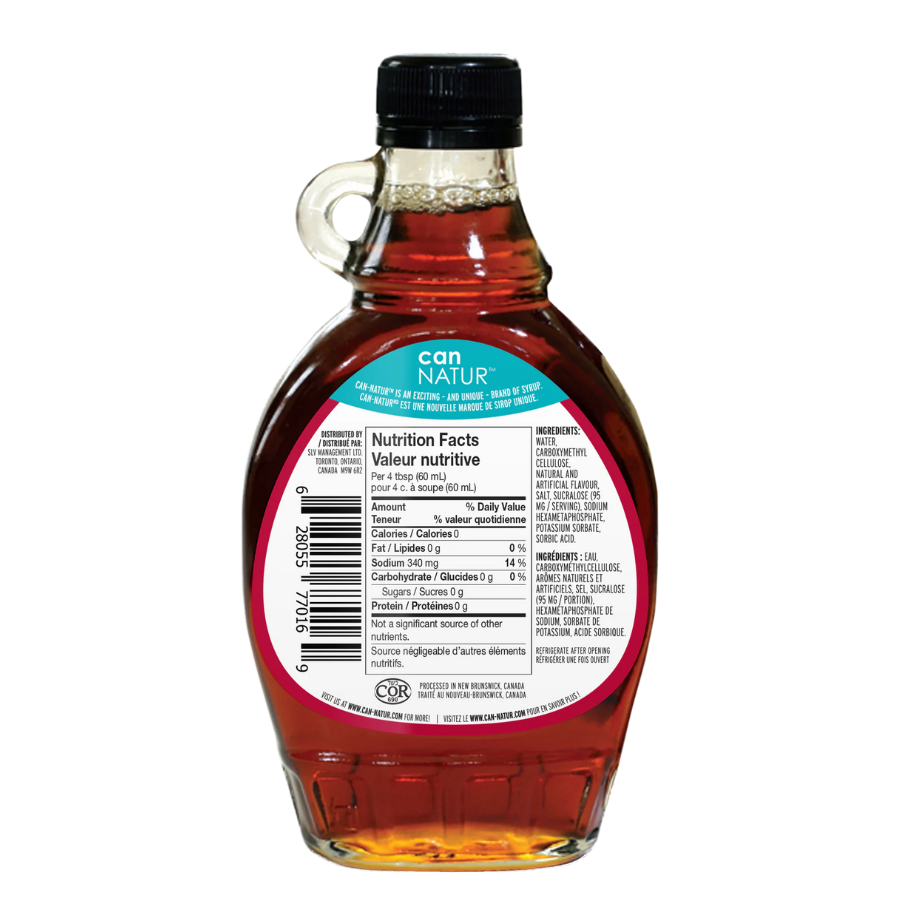 Syrup Maple sin Azúcar can-NATUR 250 ml