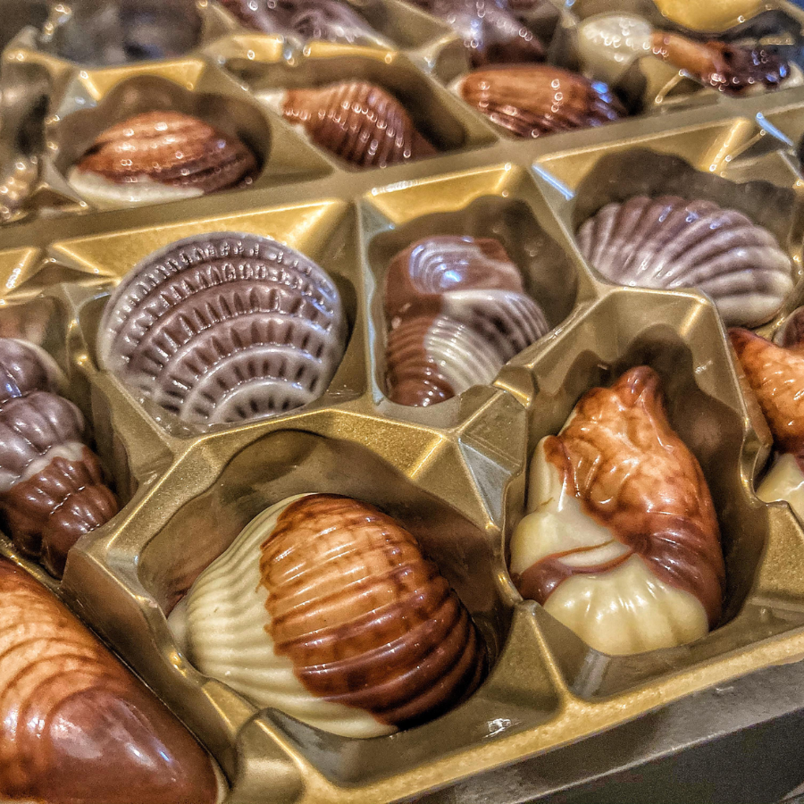 Chocolates Sea Shell Belgas Favora's 250 g