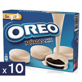 Galletas Bañadas en Chocolate Blanco Oreo 10 x 246 g