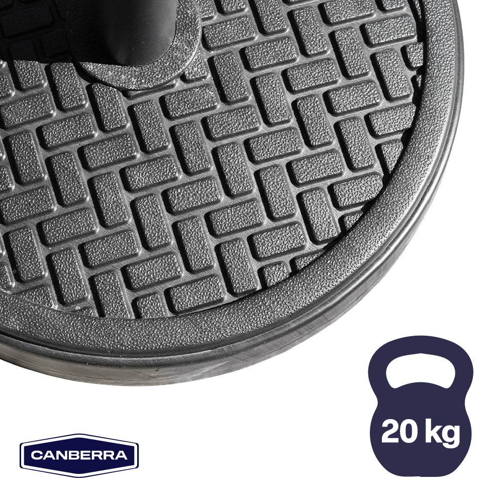 Set Quitasol Terraza 2,7 x 2,7 m Beige con Base de Cemento Canberra 1 un