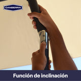 Set Quitasol Terraza 2,7 x 2,7 m Beige con Base de Cemento Canberra 1 un