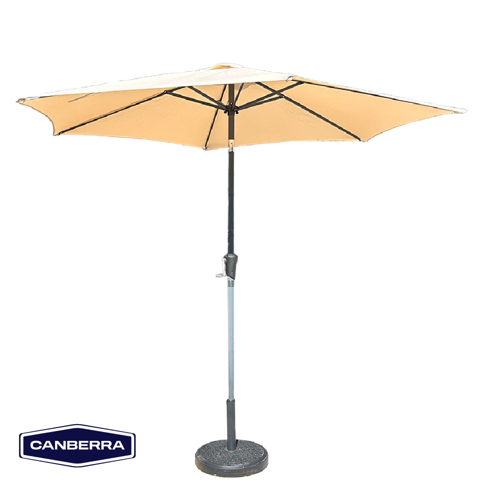 Set Quitasol 2,7m x 2,7m con Base de Cemento Canberra