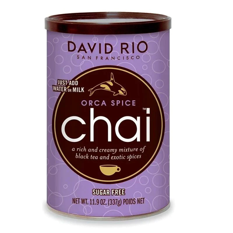 Té Chai Instantáneo Orca Spice sin Azúcar David Rio 398 g