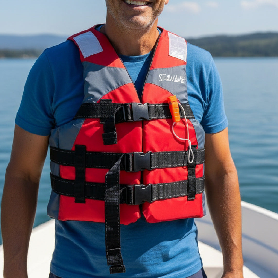 Chaleco Salvavidas All Purpose Red M Seawave 1 un