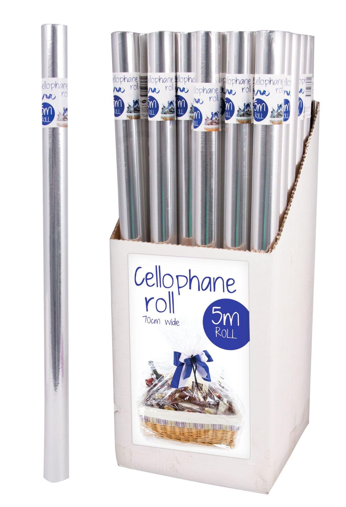 Celofán Transparente Rollo 5 m 1 un