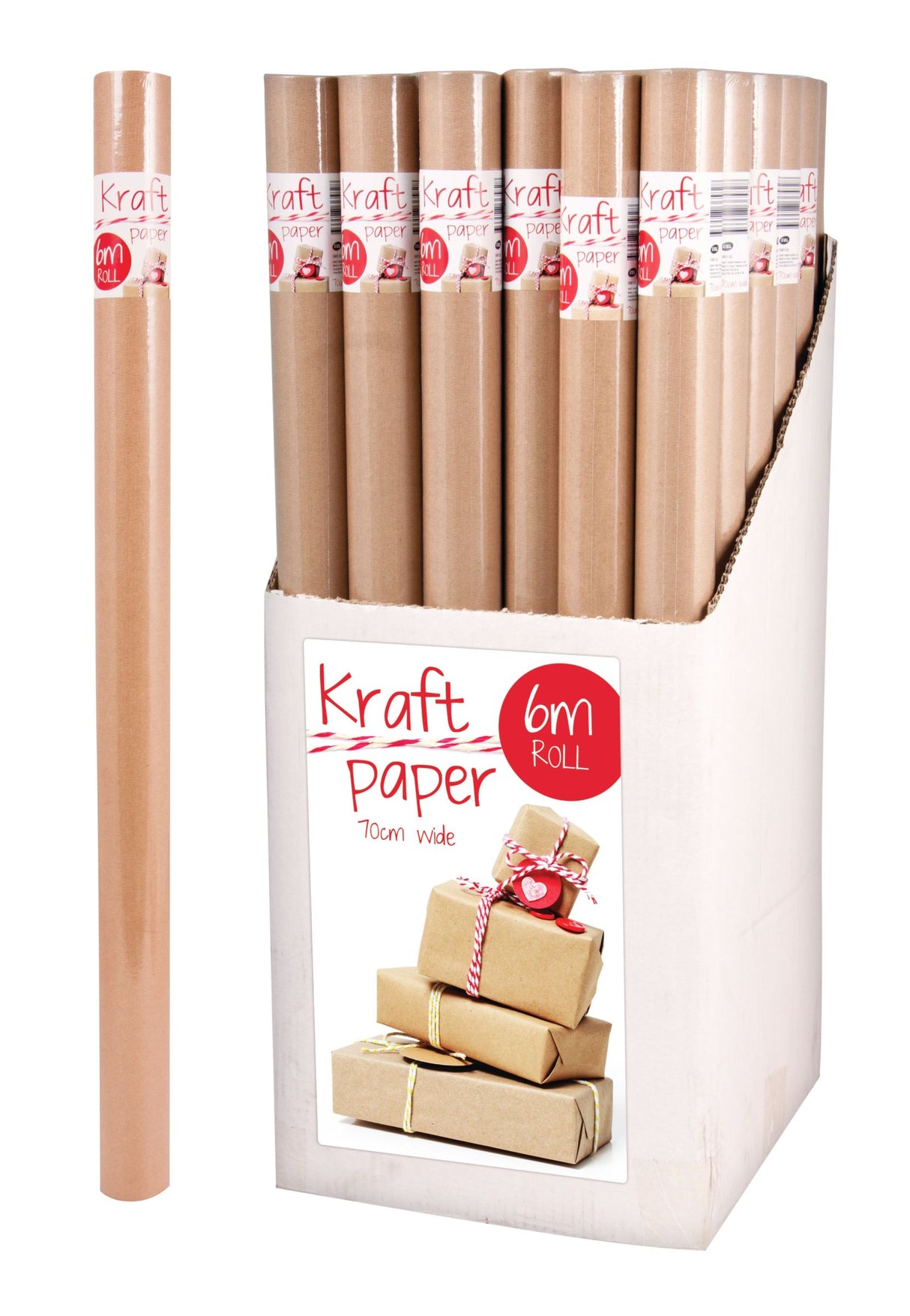 Papel Kraft Rollo 6 m 1 un