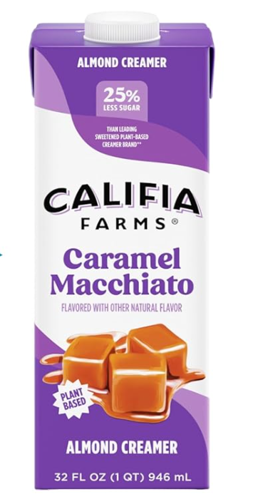 Crema para Café de Almendra Caramel Macchiato Califia Farms 946 ml