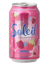 Agua Saborizada con Gas Berry Soleil 8 x 355 ml