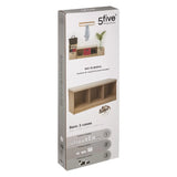 Banca con 3 Compartimentos 105 x 34 x 49 cm Madera 5five 1 un