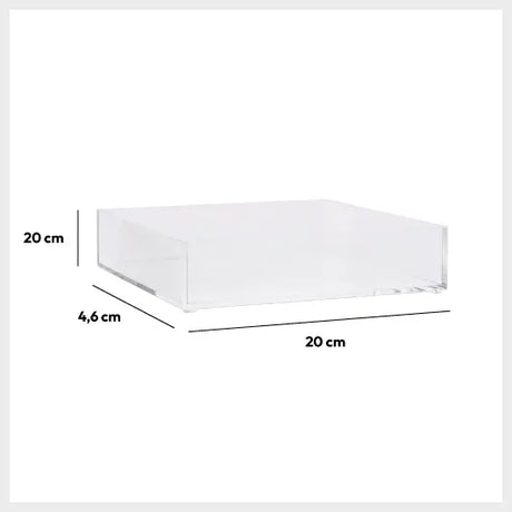Caja Almacenamiento Acrílico Selena 20 x 20 cm 5five 1 un