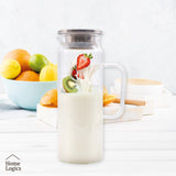 Jarro Vidrio Tapa Acero Inox 1.5L Home Logics 1 un