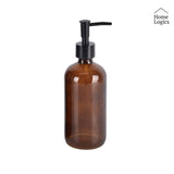 Dispensador Jabón Vidrio Ambar 450 ml Home Logics 1 un