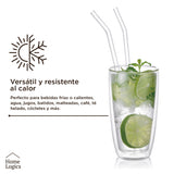 Set 6 Bombillas Vidrio Reutilizables Home Logics 1 un