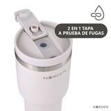 Mug Térmico Tumbler Leak-Proof Soft Sand 591 ml Norden 1 un