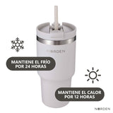 Mug Térmico Tumbler Leak-Proof Soft Sand 591 ml Norden 1 un