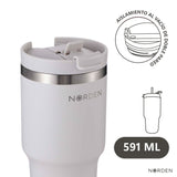 Mug Térmico Tumbler Leak-Proof Soft Sand 591 ml Norden 1 un