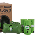 Bolsas Desechos Perro Compostables con Dispensador Buddy's Pet Supply 330 un