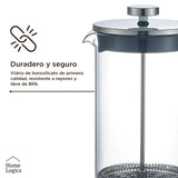 Cafetera Prensa Francesa Single Glass 1 L Home Logics 1 un