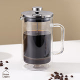 Cafetera Prensa Francesa Vidrio Doble Pared 600 ml Home Logics 1 un