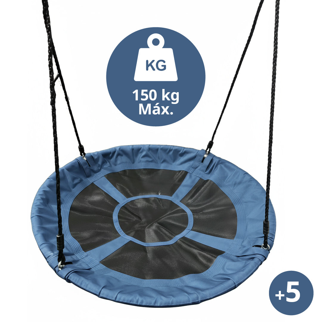 Columpio Exterior Round Azul 100 cm Sensorial SunnyYard 1 un